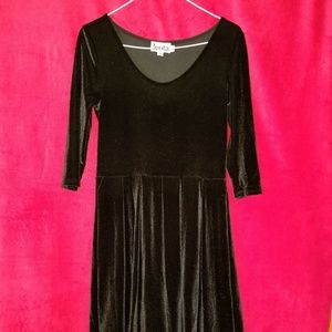 Velvet Little Black Dress